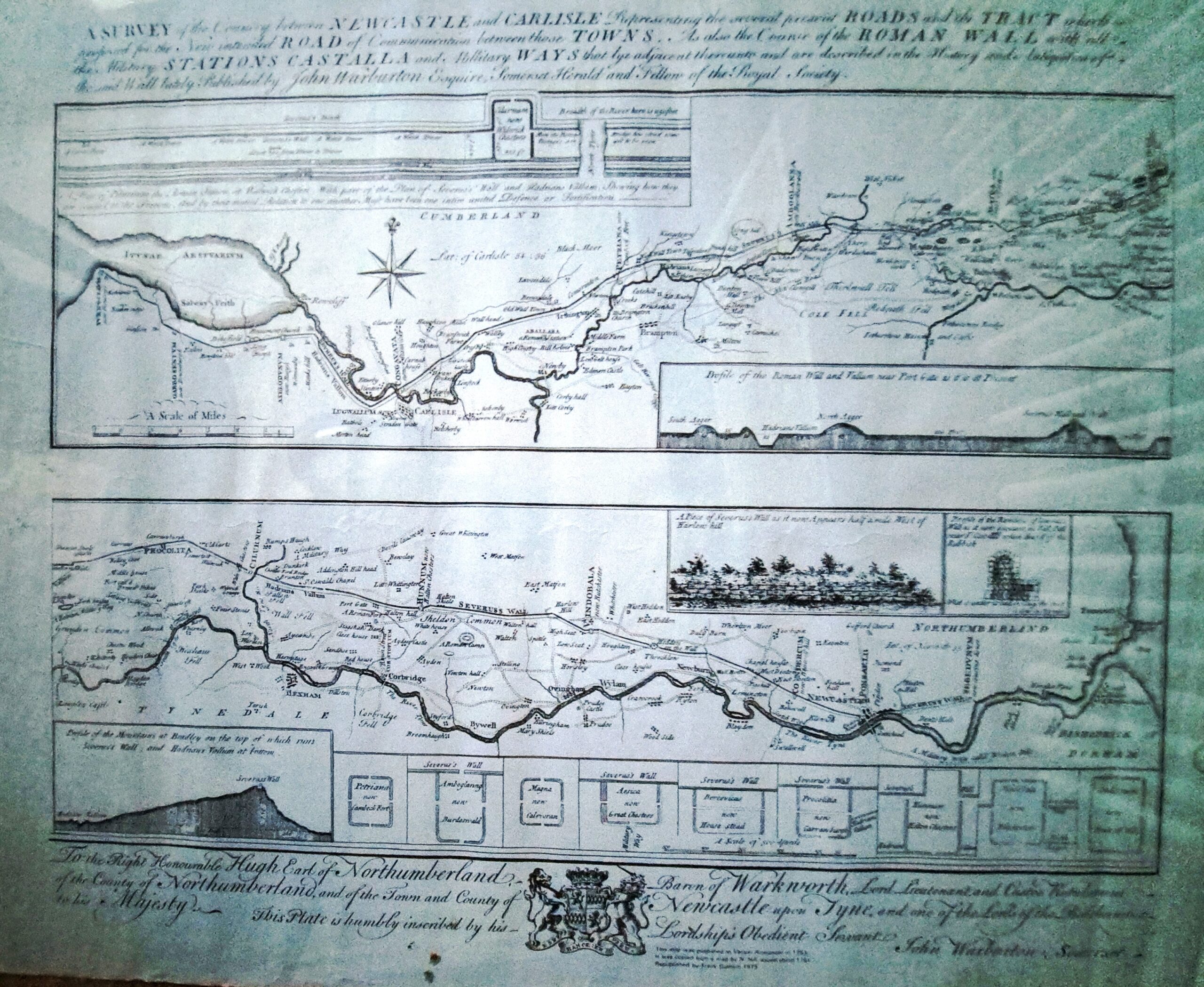 12 - Survey of the Route for the Proposed New Newcastle to Carlisle Road - 1753