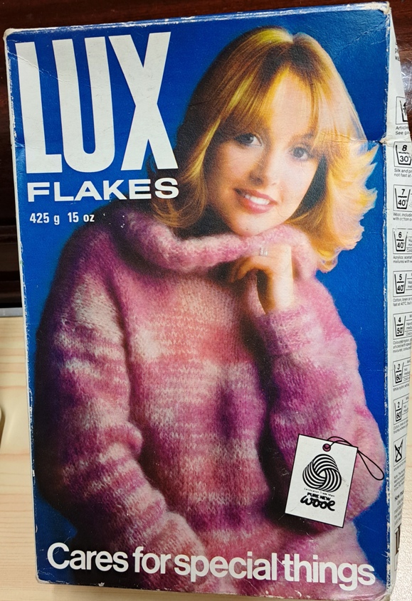 Lux Soap Flakes Box. Empty