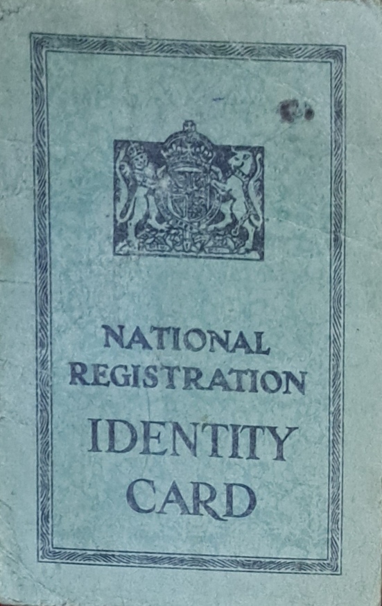 National Registration Identity Card, Irene Allen, 1951