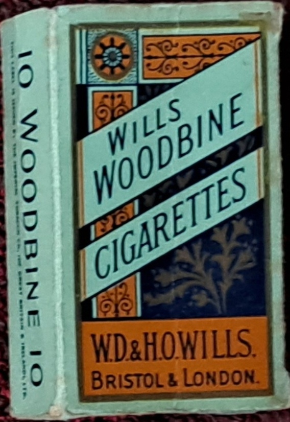 Wills Woodbine Cigarettes Packet, 10