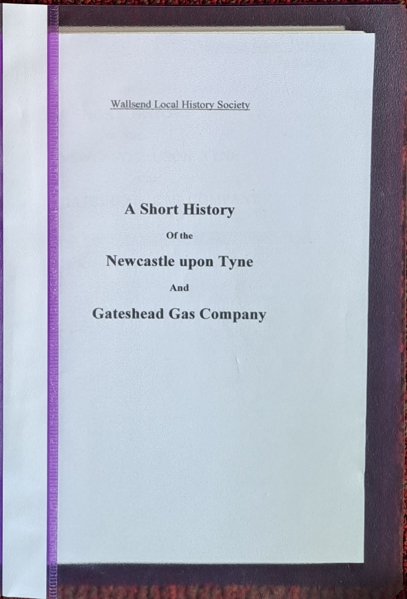 A Short History of The Newcastle upon Tyne and Gateshead Gas Company - The Newcastle upon Tyne and Gateshead Gas Company - 1845