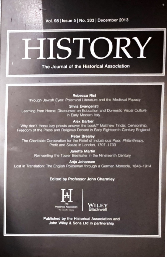 History, Journal Of The Historical Association, December 2013 - Historical Association - 2013