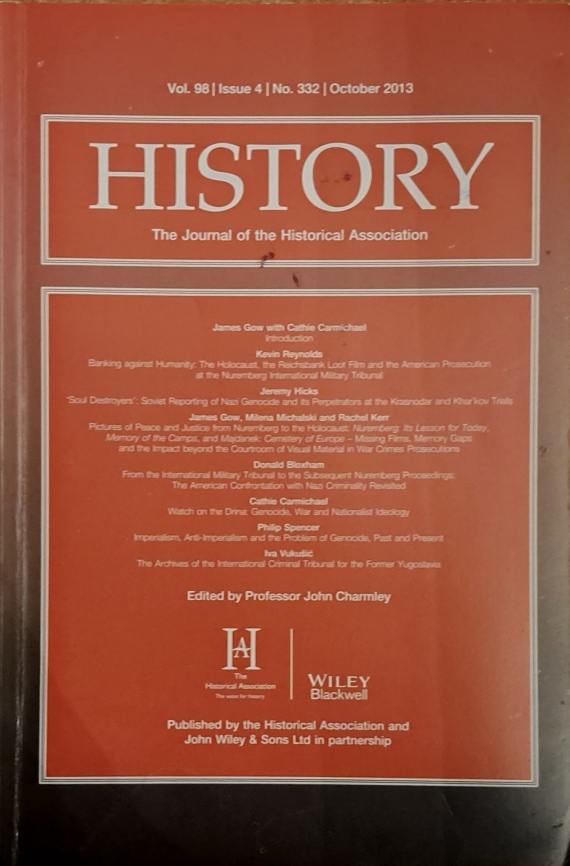 History, Journal Of The Historical Association, October 2013 - Historical Association - 2013