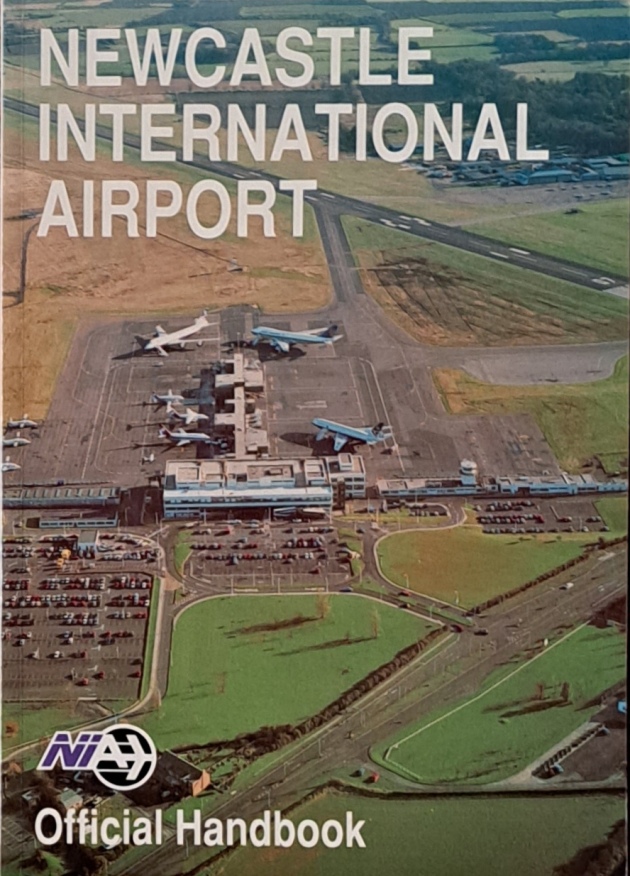 Newcastle International Airport, Official Handbook - Mike Finch & John Stevens - 1990