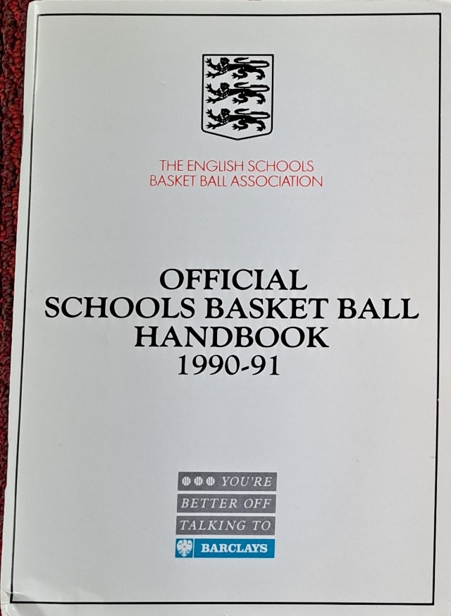 Official Schools Basketball Handbook, 1990-91 - The English Schools Basket Ball Association - 1991