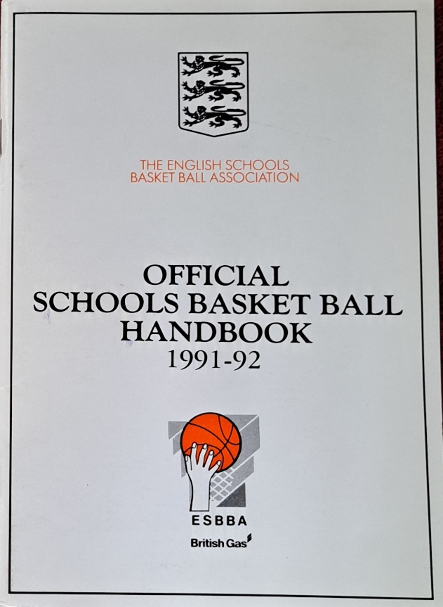 Official Schools Basketball Handbook, 1991-92 - The English Schools Basket Ball Association - 1992
