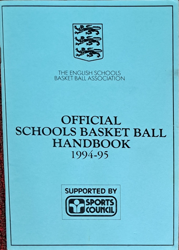 Official Schools Basketball Handbook, 1994-95 - The English Schools Basket Ball Association - 1995