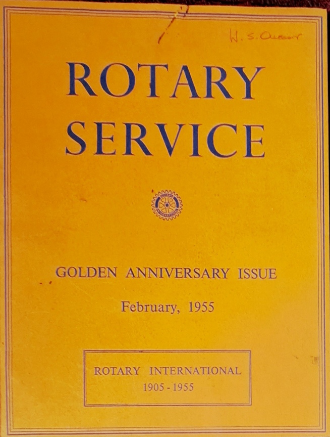 Rotary Service Golden Anniversary Issue 1905-1955 - Rotary International - 1955