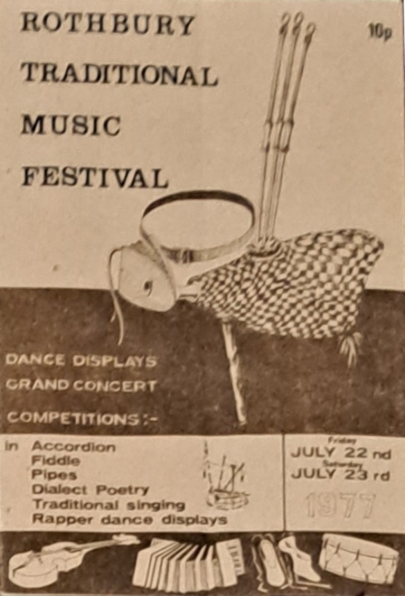 Rothbury Traditional Music Festival - Rothbury Festival Committee - 1977