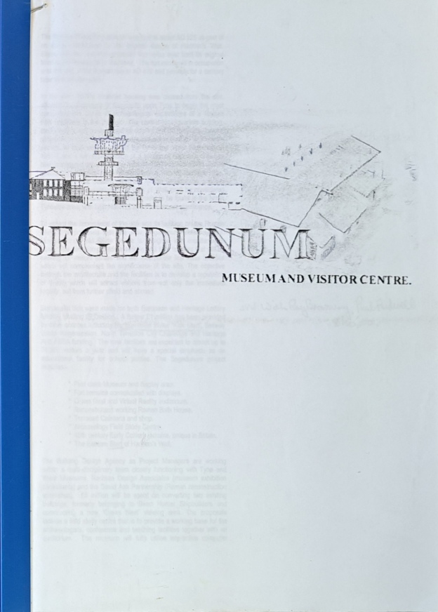 Segedunum Museum & Visitor Centre, Pamphlet - Wallsend Local History Society - 1993