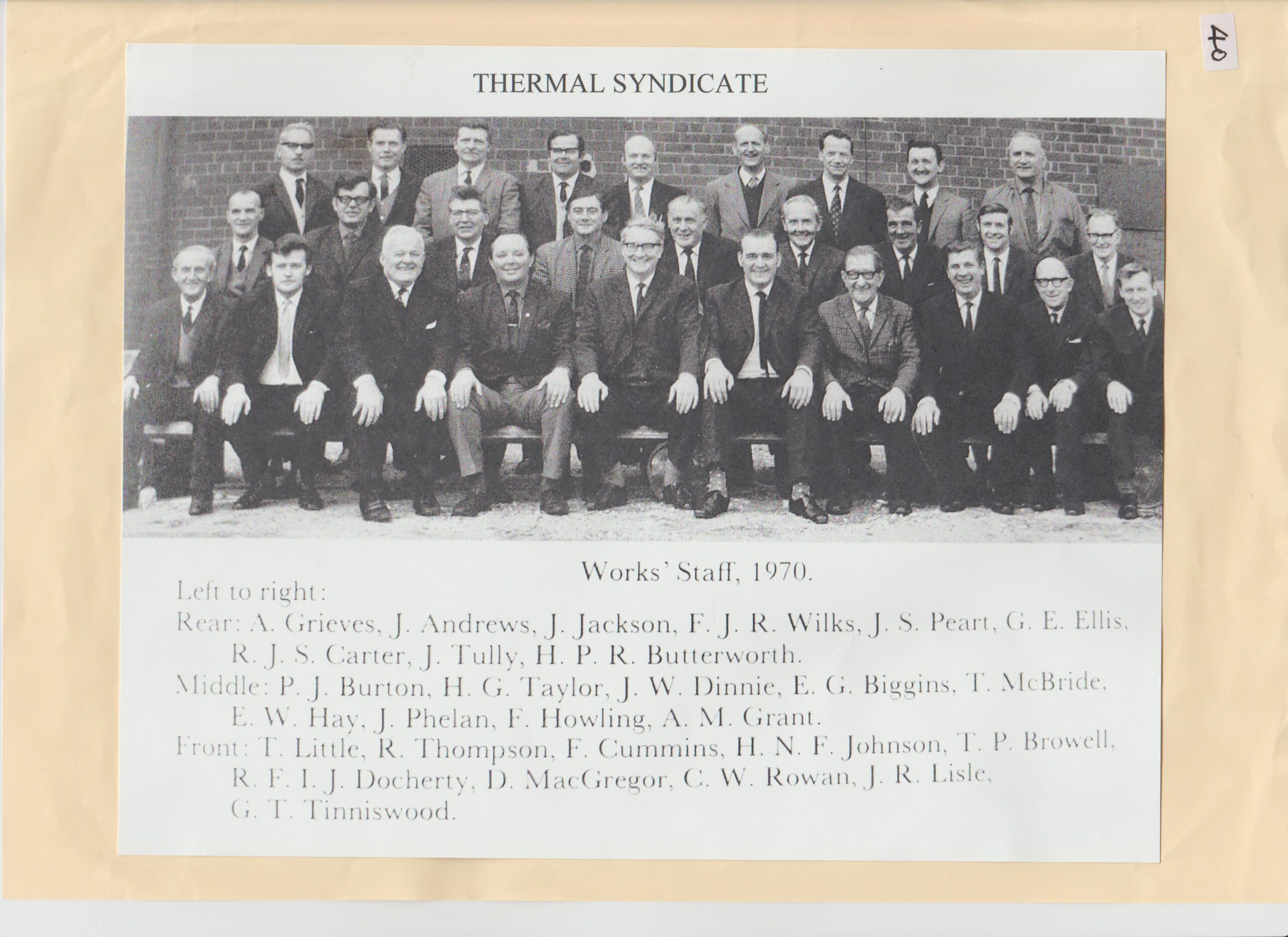Thermal Syndicate Staff 1970