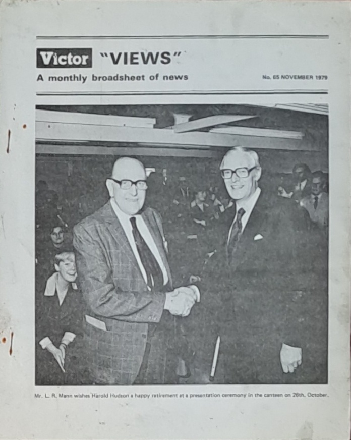 Victor Views, A Monthly Broadsheet Of News, November 1979 - Victor Products Ltd - 1979
