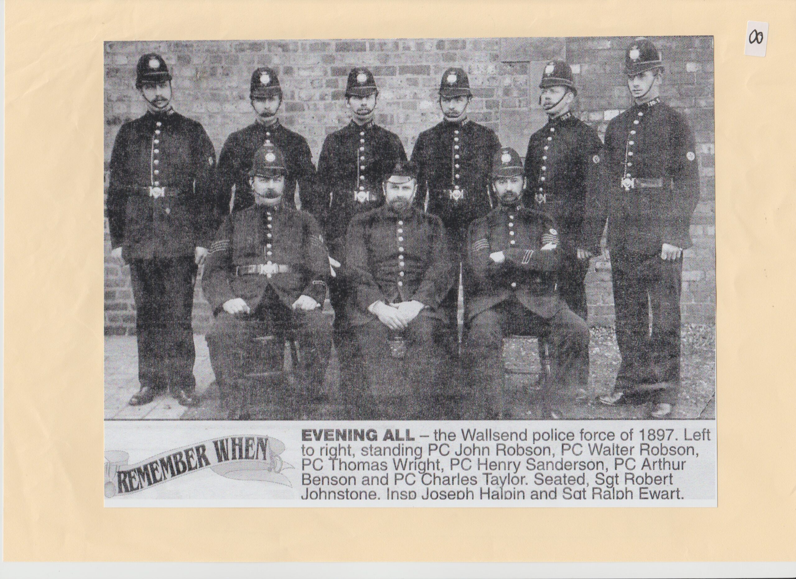 Wallsend Police Force 1897